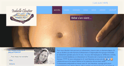 Desktop Screenshot of isabellecloutier.com